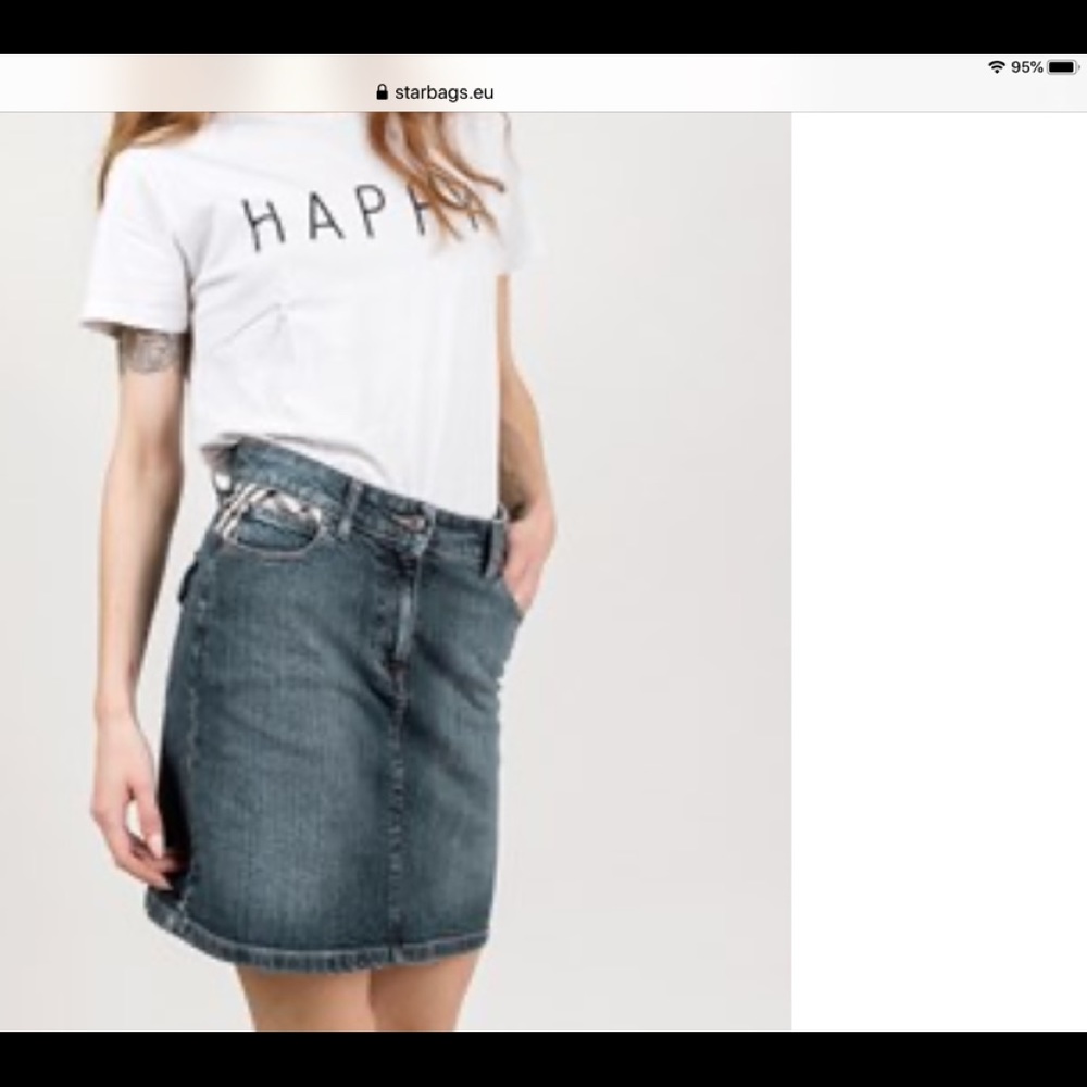 Burberry London Denim Skirt